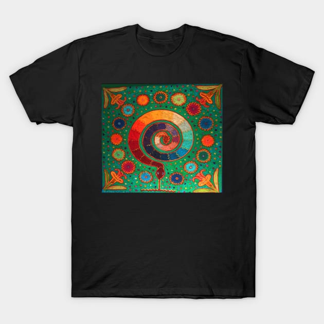 Shaman Peyote Serpent Ritual T-Shirt by Esprit-Mystique